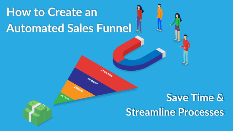 depiction of automated sales funnel