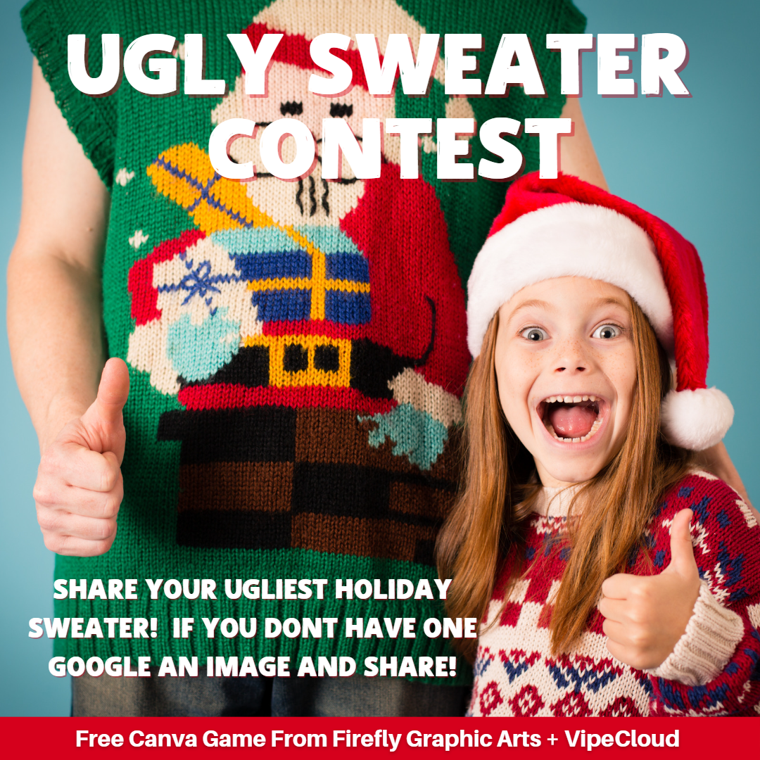Facebook Party Game Template - Ugly Sweater Contest