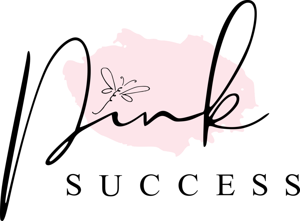 PinkSuccess Logo With Pink Splash