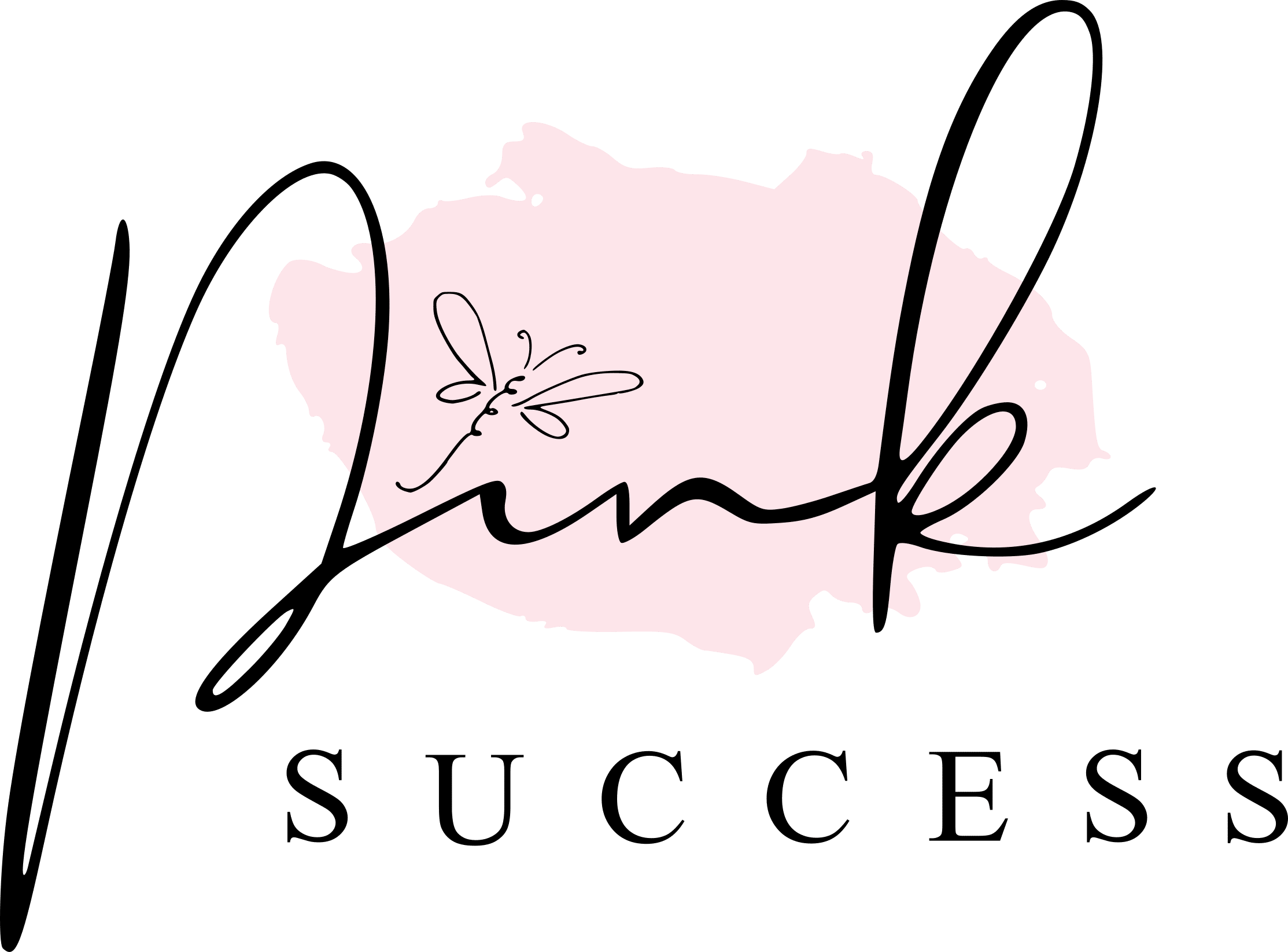 PinkSuccess Logo With Pink Splash