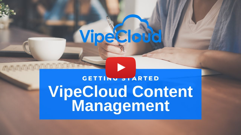 Content Management Video