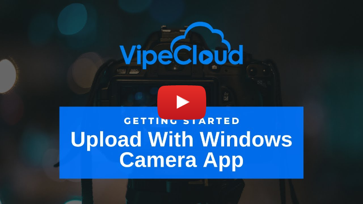 Upload With Windows Camera App