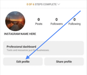 Edit Profile On Instagram