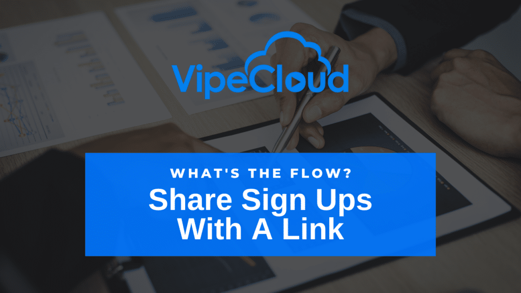 Share Sign Ups With A Link