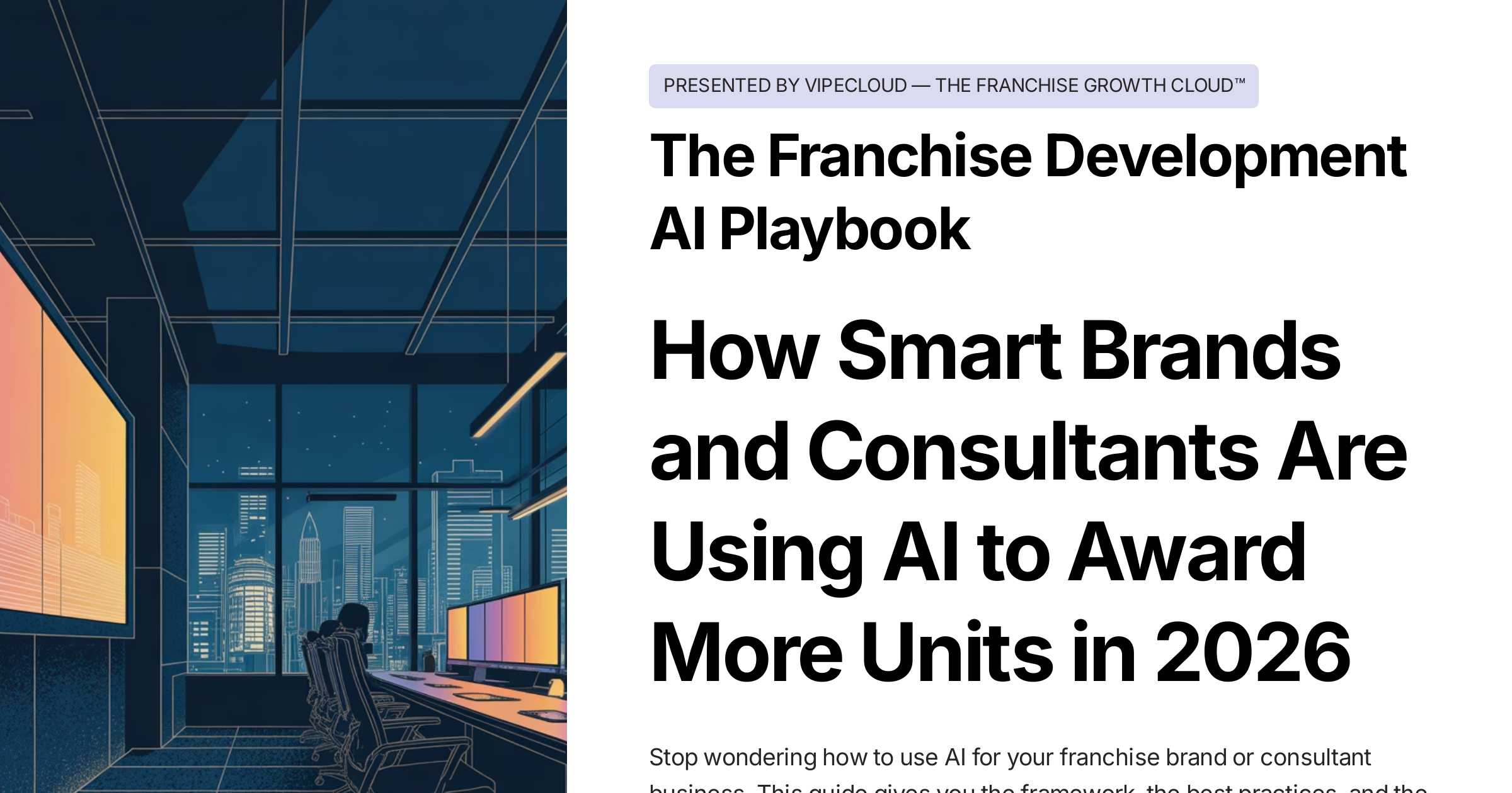 Downloadables franchise development ai playbook