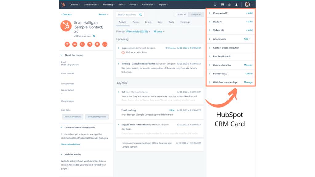 VipeCloud vs. HubSpot: How Do They Compare? hubspot crm